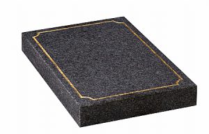 Granite Dark Grey Cremation Memorial - 16184